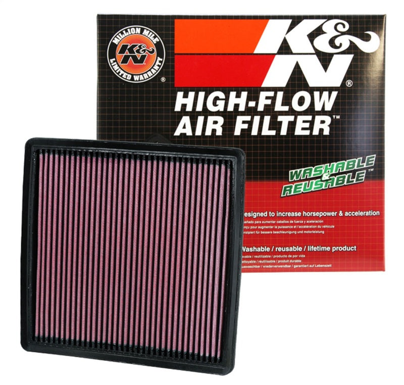 K&N 09-13 Ford F150 / 08-13 F250/F350/450/550 SD / 10-13 F150 SVT Raptor Drop In Air Filter