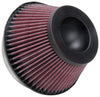 K&N Universal Round Tapered Filter 6in Flange ID x 7-1/2in Base OD x 4-1/2in Top OD x 4in Height