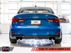 AWE Tuning Audi 8V S3 SwitchPath Exhaust w/Diamond Black Tips 102mm