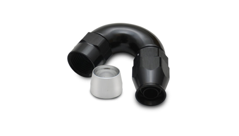 Vibrant -8AN 150 Degree Hose End Fitting for PTFE Lined Hose