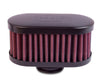 Airaid Rubber Top 1in ID - Push On 4in x 2in Oval OD 2in Tall Breather Filter
