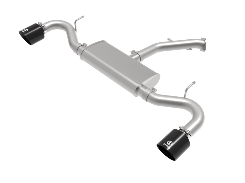 aFe Takeda Series 2.5in 409 SS Axle-Back Exhaust 18-20 Hyundai Elantra GT L4-1.6L(t) w/ Black Tips