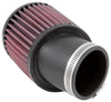 K&N Filter Universal Rubber Round Straight Filter 20 Deg Angled 2-7/16in Flange 3-3/4in OD 4in H