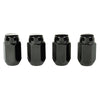 McGard Hex Lug Nut (Cone Seat) 1/2-20 / 13/16 Hex / 1.5in. Length (4-Pack) - Black