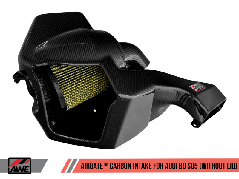 AWE Tuning Audi B9 SQ5 3.0T AirGate Carbon Fiber Intake w/o Lid