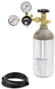 Autometer CO2 Complete Bottle Kit - 2.5lb Bottle/Valve/Regulator/Tubing