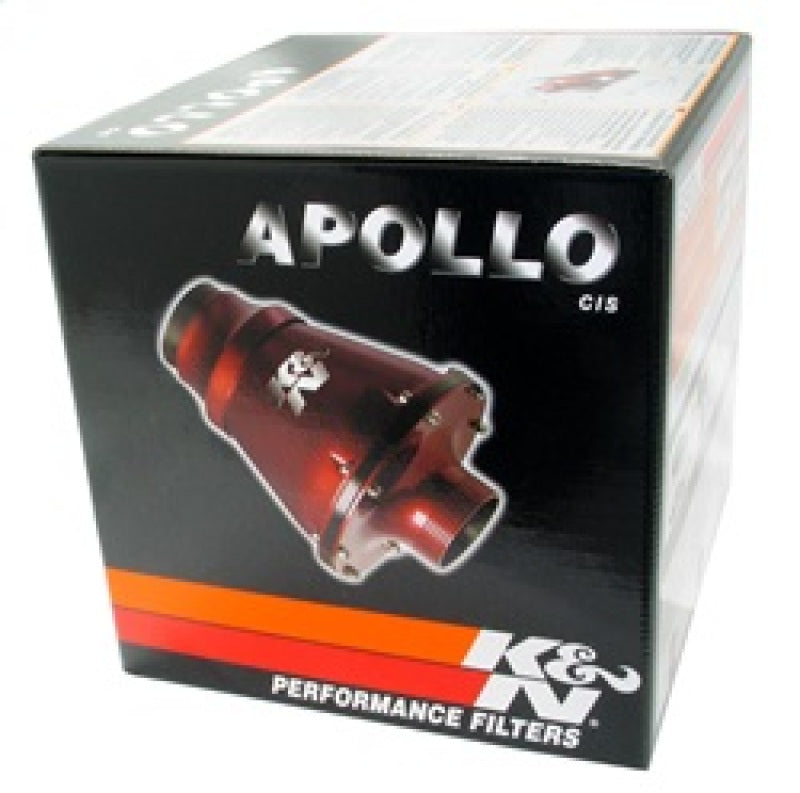 K&N Universal Apollo Red Cold Air Intake - 70mm OD FLG PP