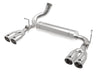aFe Vulcan Series 2.5in 304 SS Axle-Back Exhaust Polished 07-18 Jeep Wrangler (JK) V6-3.6/3.8L