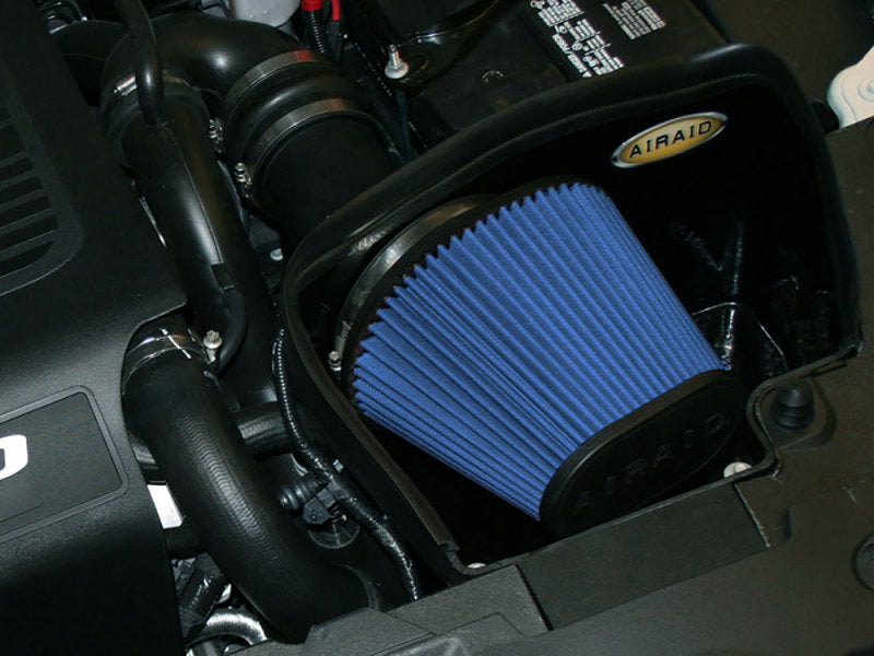 Airaid 10-13 Ford Taurus SHO/Flex 3.5L Turbo MXP Intake System w/ Tube (Dry / Blue Media)