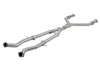 aFe Takeda 2.5in to 3in 304 SS Y-Pipe Exhaust System 16-18 Infiniti Q50/Q60 V6-3.0L (tt)