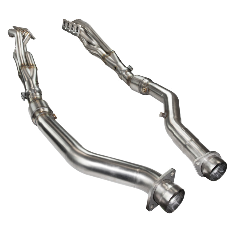Kooks 12+ Jeep Grand Cherokee 6.4L 1-7/8in x 3in SS Longtube Headers w/Green Catted Connection Pipes