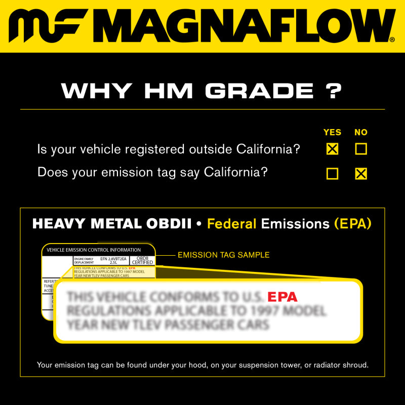 MagnaFlow Conv DF 06-08 Subaru Legacy 2.5L