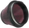 K&N Universal Round Tapered Filter 6in Flange ID x 7-1/2in Base OD x 5in Top OD x 5in Height