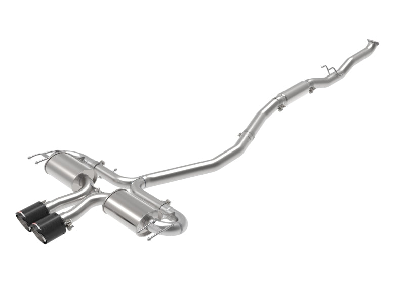 aFe Takeda 3in 304 SS Cat-Back Exhaust System w/CF Tips 17-20 Honda Civic Sport L4-1.5L (t)