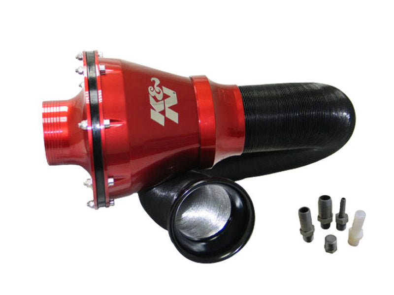 K&N Universal Apollo Red Cold Air Intake - 70mm OD FLG PP