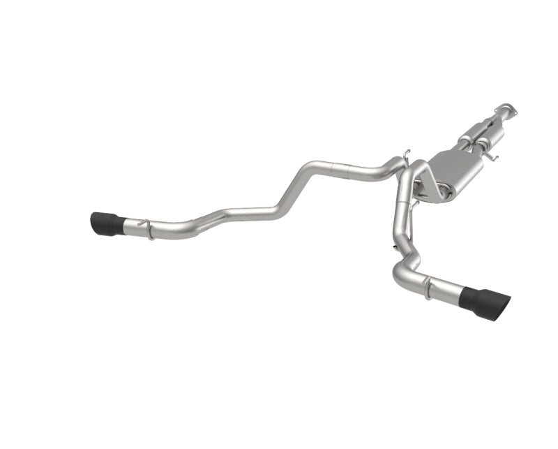 Kooks 2021+ Ford F150 2.7/3.5/5.0L 3in Dual Cat-Back Side Exit Exhaust w/Black Tips