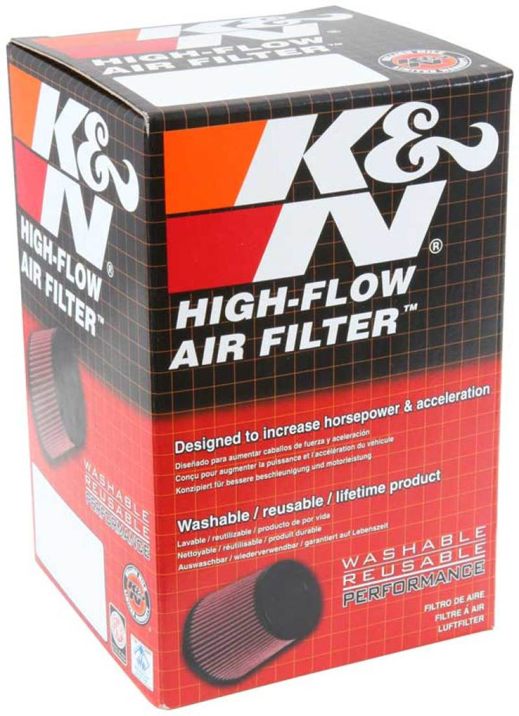 K&N Universal Rubber Filter 1 1/4in 20 Deg FLG 3in OD 5in Height