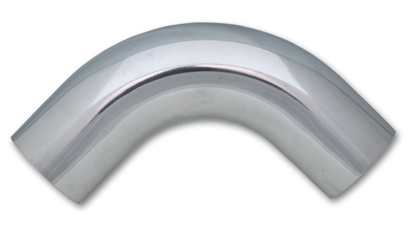 Vibrant 2in O.D. Universal Aluminum Tubing (90 degree bend) - Polished