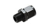 Vibrant -4AN to 1/4in NPT Female Swivel Straight Adapter Fitting