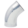 Spectre Universal Intake Elbow Tube (ABS) 3in. OD / 45 Degree - Chrome