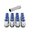 McGard SplineDrive Tuner 4 Lug Install Kit w/Tool (Cone) M12x1.5 / 13/16 Hex - Blue Cap (Clamshell)