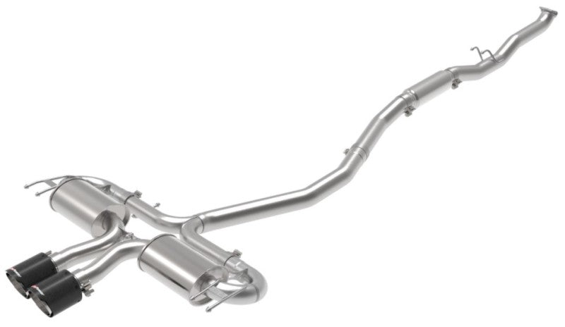 aFe Takeda 3in 304 SS Cat-Back Exhaust System w/CF Tips 17-20 Honda Civic Sport L4-1.5L (t)