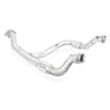 Stainless Works 15-18 F-150 3.5L Downpipe 3in High-Flow Cats Y-Pipe Factory Connection