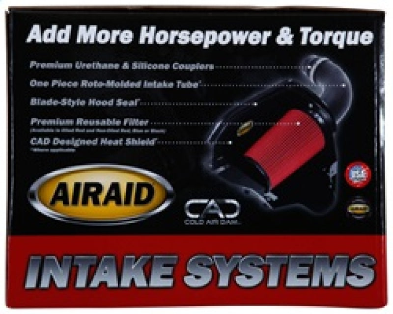 Airaid 08-11 Cadillac CTS 3.0L CAD Intake System w/ Tube (Oiled / Red Media)