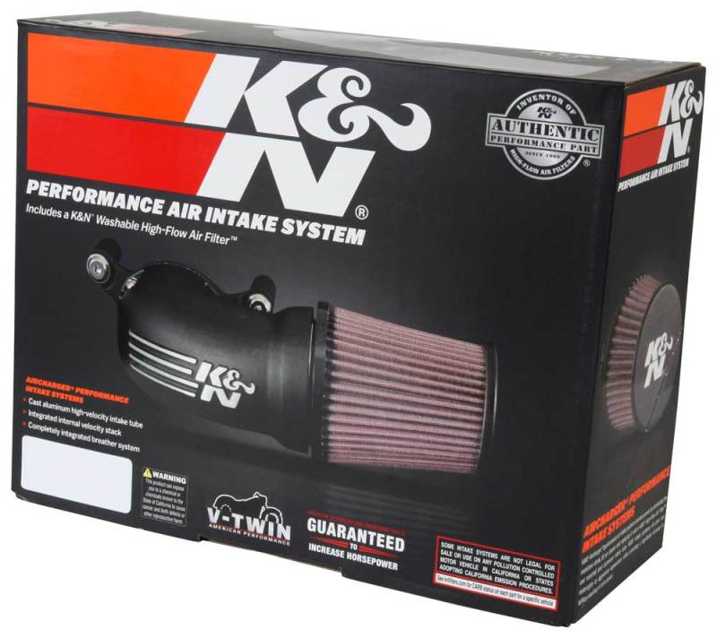 K&N 08-17 Harley Davidson Touring Models Performance Air Intake System