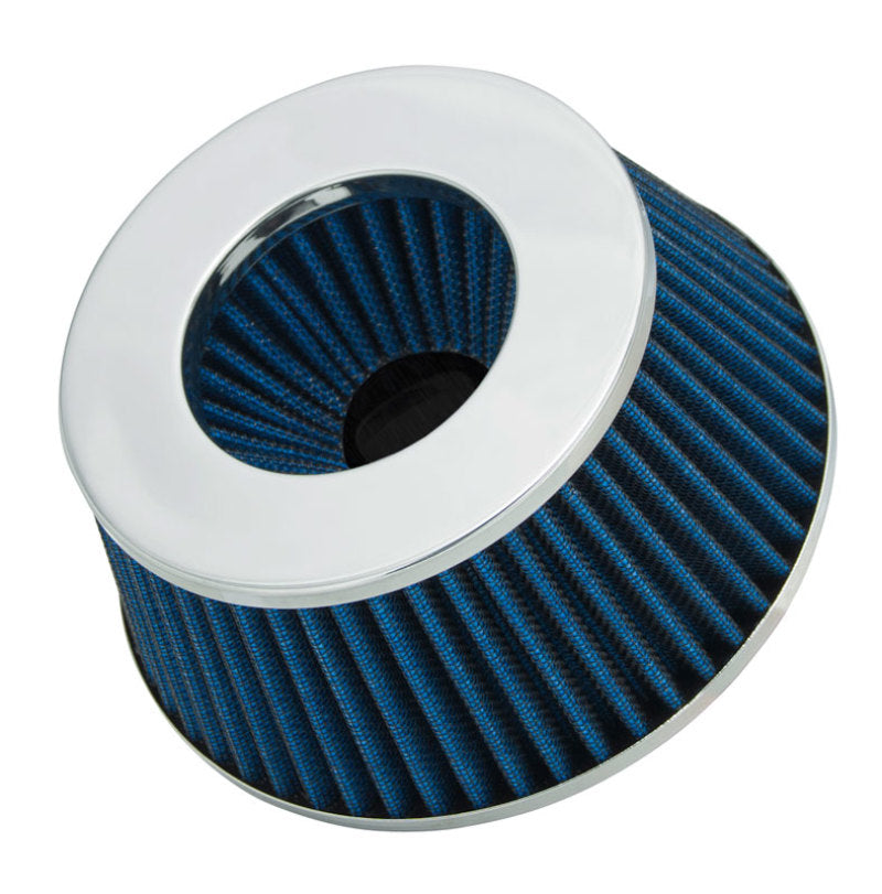 Spectre Adjustable Conical Air Filter 2-1/2in. Tall (Fits 3in. / 3-1/2in. / 4in. Tubes) - Blue